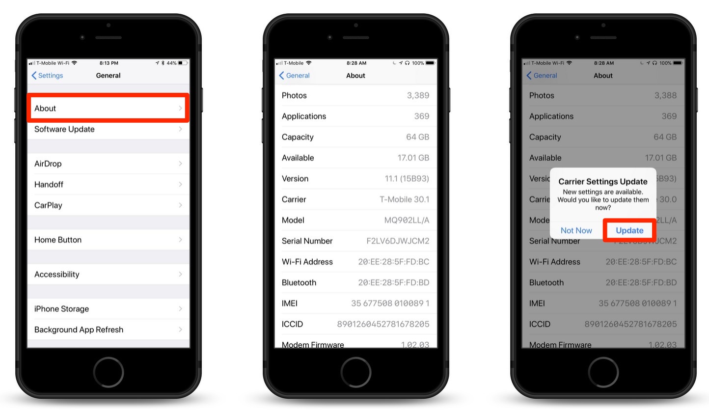 How To Manually Update Your Carrier Settings On Your Iphone Mactrast