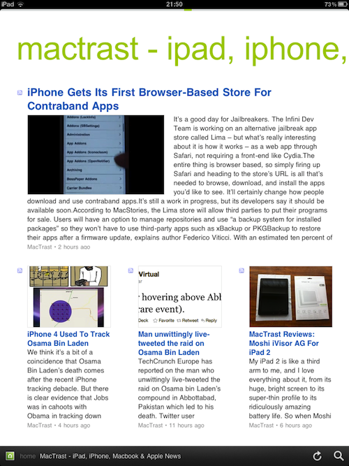 1- mactrast - feedly