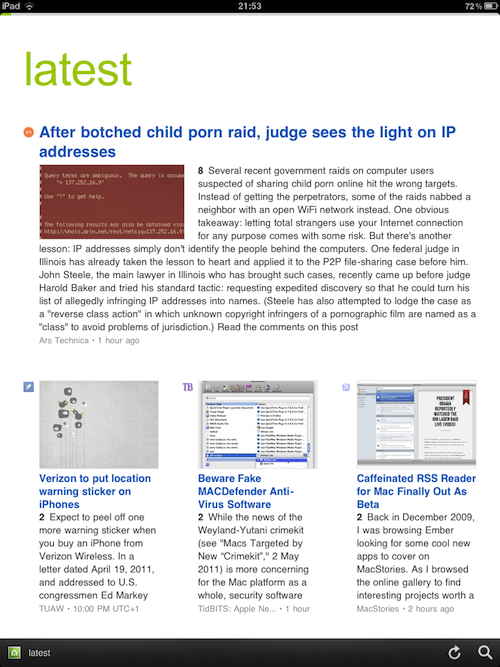 4 - latest - feedly