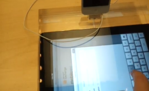 Hacked Display iPad