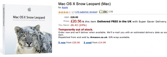 Amazon Snow Leopard UK