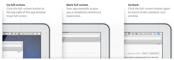 Apple - Full-Screen Apps - Work and play without distractions.
