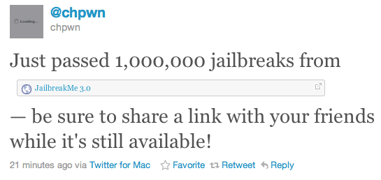 JailBreakMe 3.0 Million