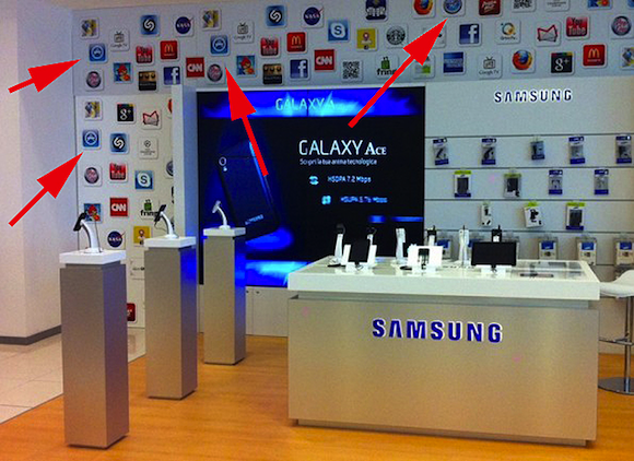 Samsung App Wall