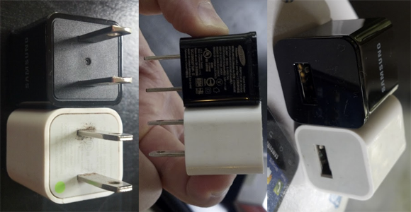 Samsung Power Adapter ripoff 1
