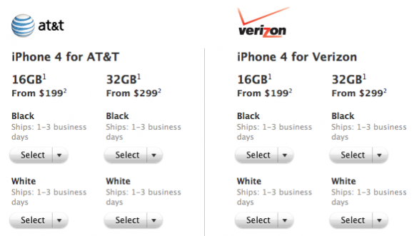 iPhone 4 Shipping