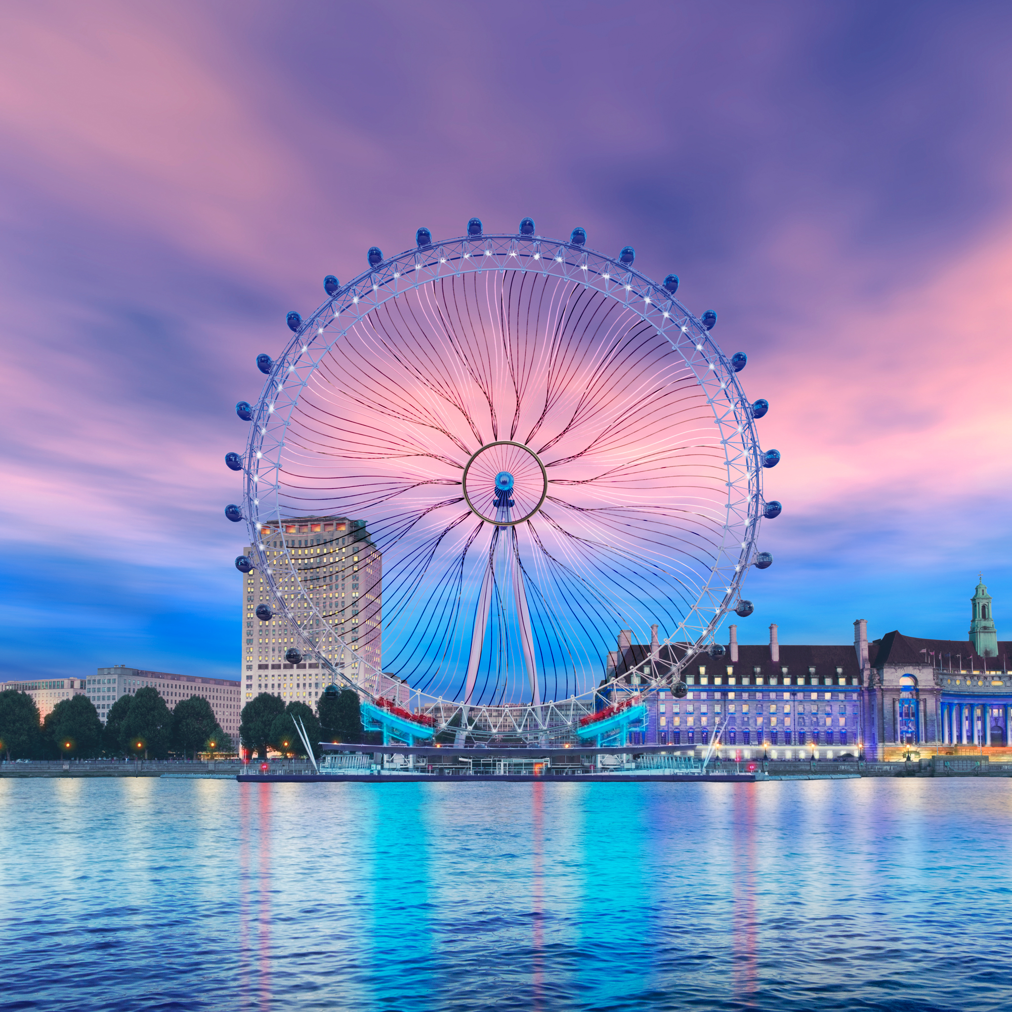 Wallpaper Weekends Stunning London Eye Wall For Iphone Ipad And Ipod Touch