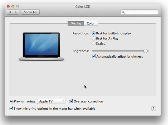 airplay mirroring macbook