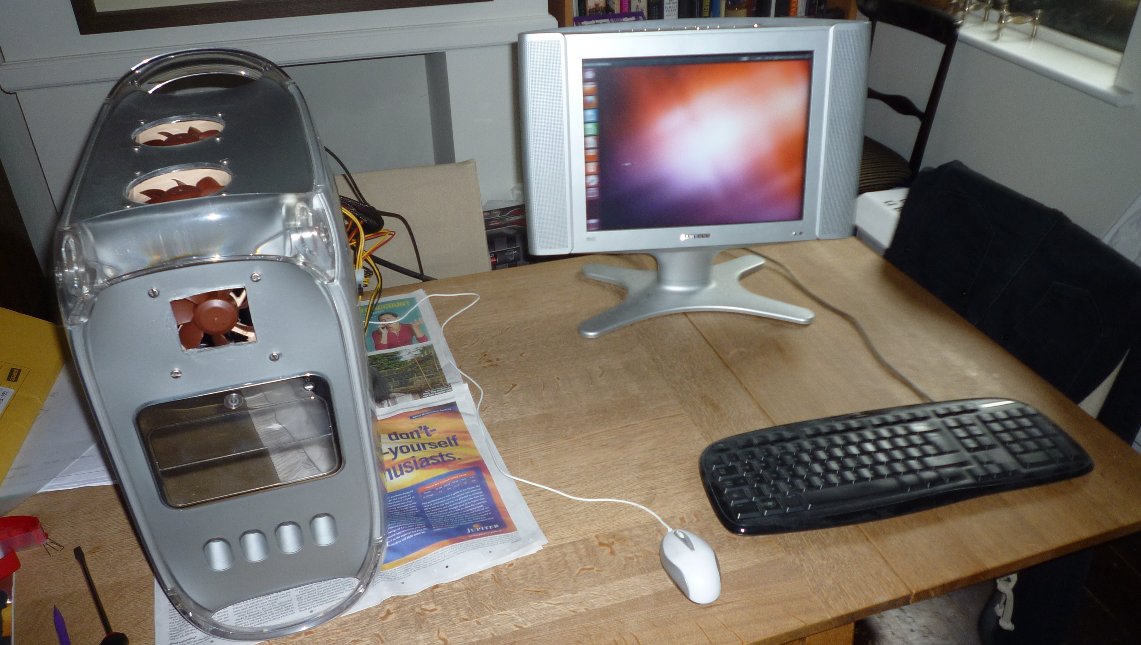 Back when apple were fun.imac g4 invented