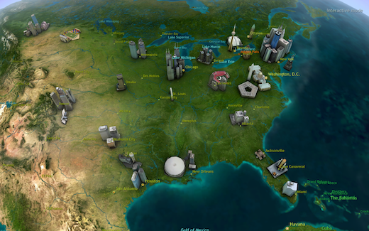 Review Earth 3D A Beautifully Interactive World Map For Mac