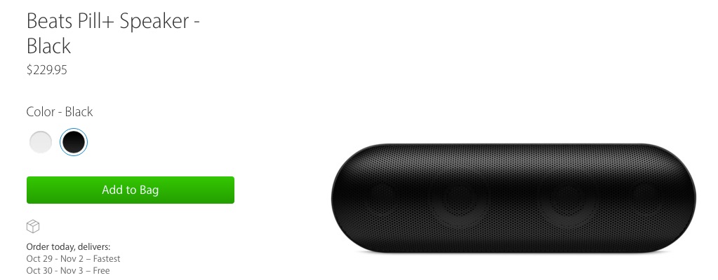 New Beats Pill+ Bluetooth Speaker is Equipped With Lightning Port for Charging New Beats Pill+ Bluetooth Speaker is Equipped With Lightning Port for Charging