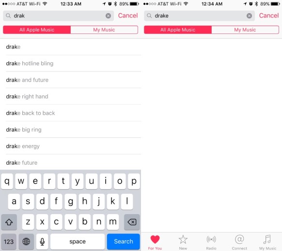 Several Apple Music Users Report Search Not Working Several Apple Music Users Report Search Not Working