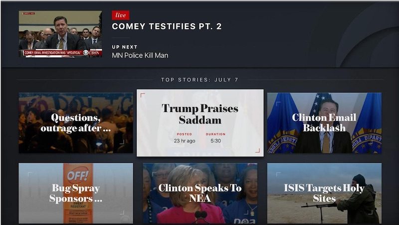 CBS News Launches Apple TV App for its 'CBSN' Streaming News Network CBS News Launches Apple TV App for its 'CBSN' Streaming News Network