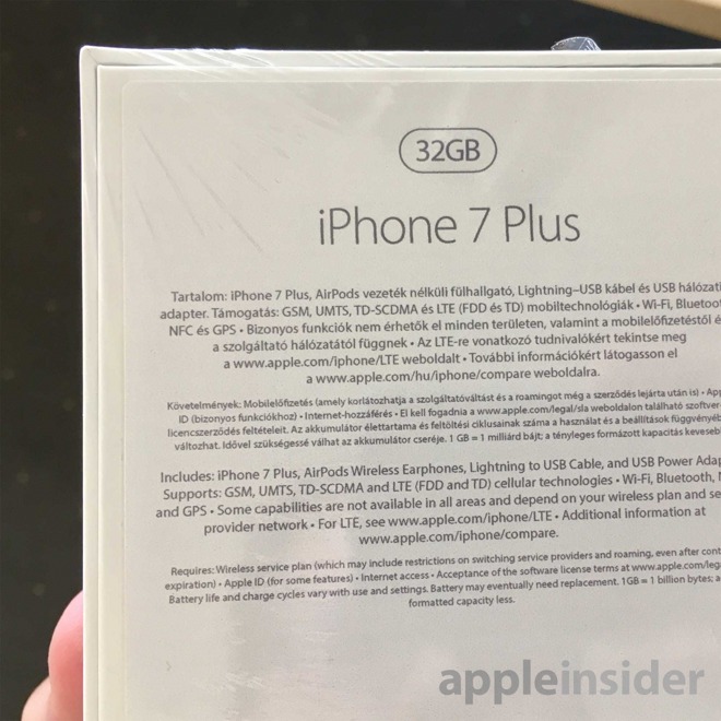 Alleged iPhone 7 Plus Packaging Photos Indicate Bundled 'AirPods Wireless Earphones' Alleged iPhone 7 Plus Packaging Photos Indicate Bundled 'AirPods Wireless Earphones'