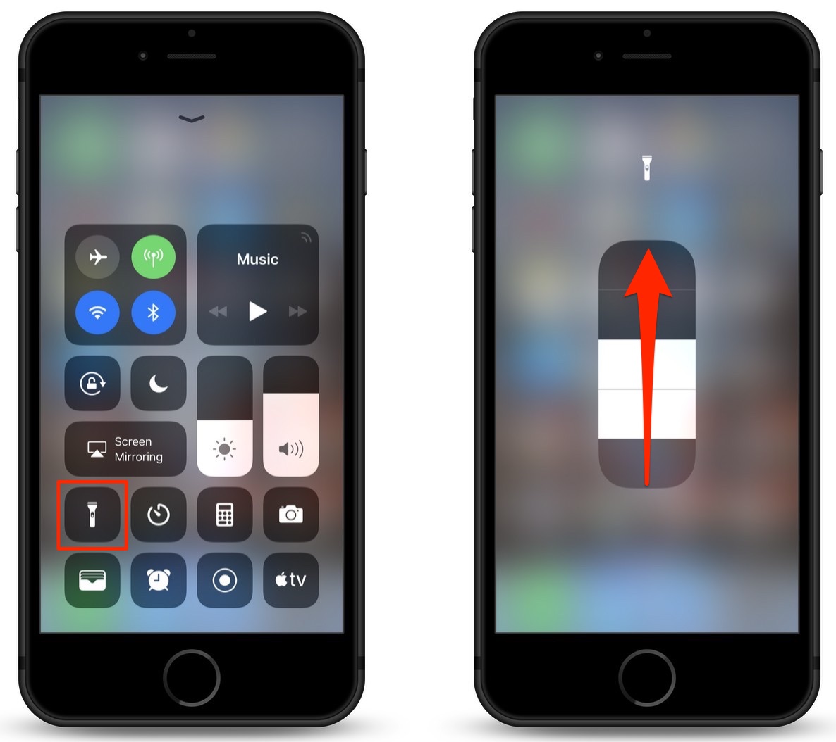 iPhone How to: Use and Adjust the iPhone Flashlight Function