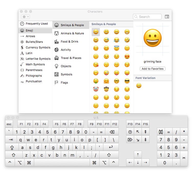 excel for mac find special characters