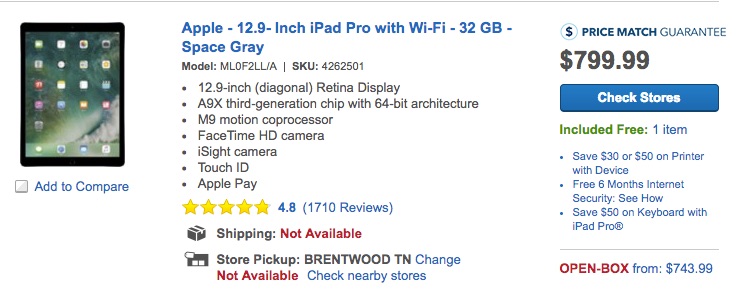 12.9-inch iPad Pro Supply is Drying Up Just Ahead of Rumored Refresh 12.9-inch iPad Pro Supply is Drying Up Just Ahead of Rumored Refresh