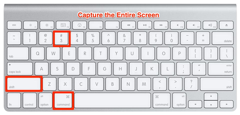 how to screenshot with mac keyboard on windows