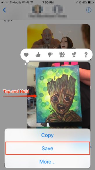 How To Save Photos in the iOS Messages App How To Save Photos in the iOS Messages App
