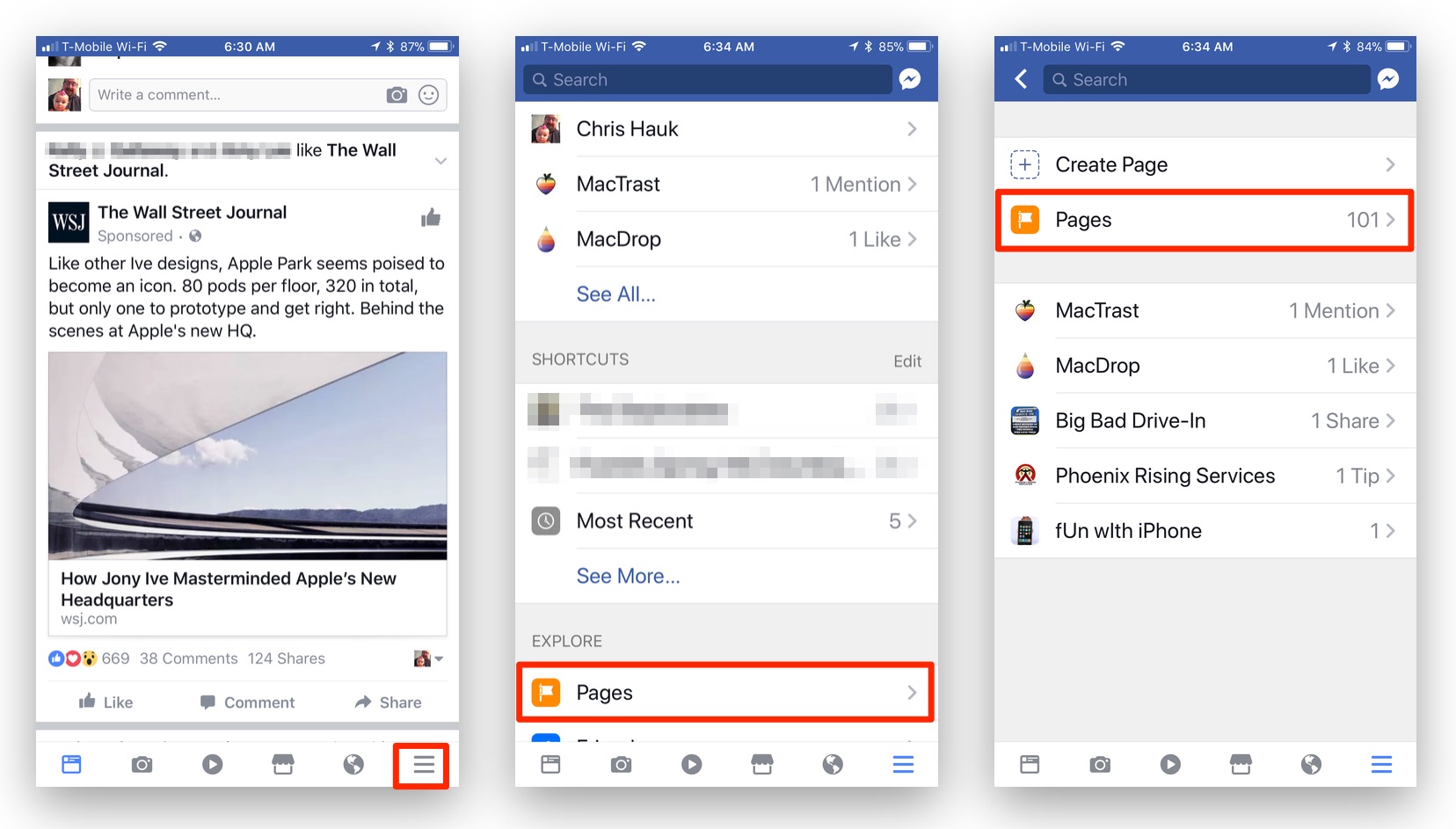 how to see your likes on facebook app