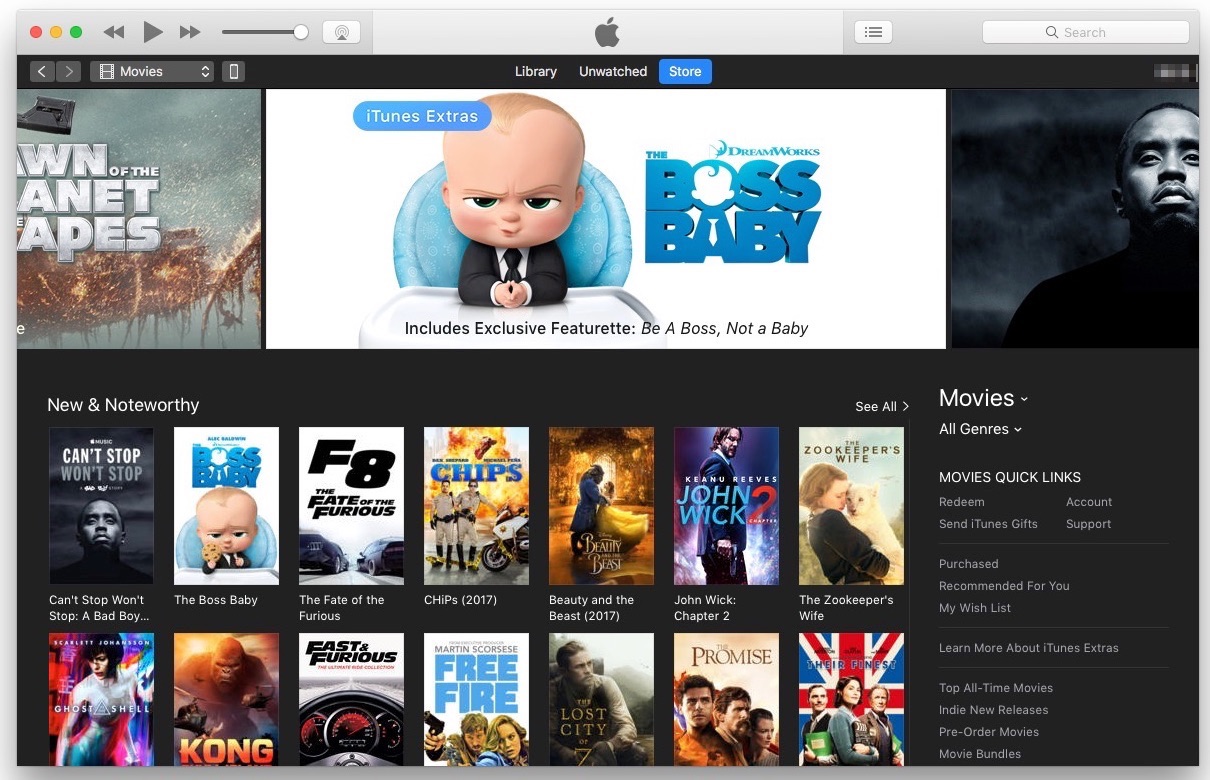 watch movies on itunes