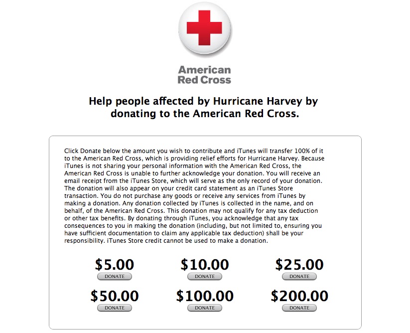 Apple Has Raised Over $3 Million for Hurricane Harvey Relief Efforts Apple Has Raised Over $3 Million for Hurricane Harvey Relief Efforts