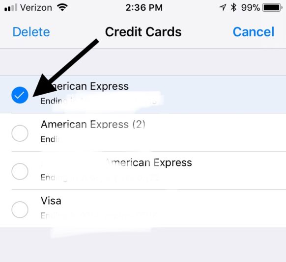 How to Remove a Credit Card From an iPhone Completely