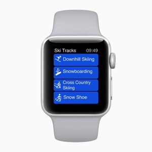 snowboard apple watch