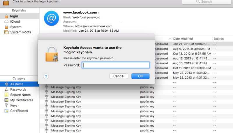 Using messaging app on mac