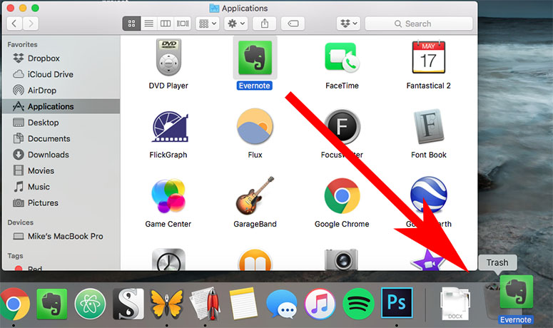 Ununstall An App On Mac