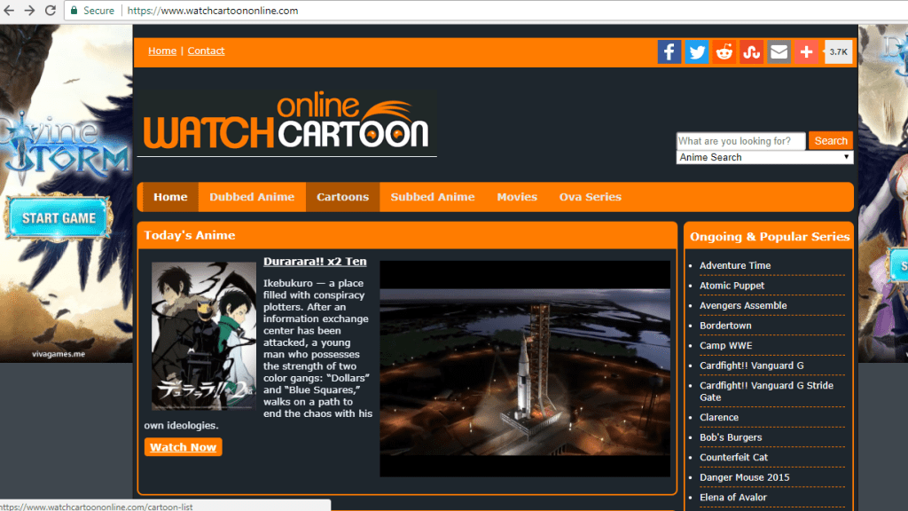 best website to watch cartoons online