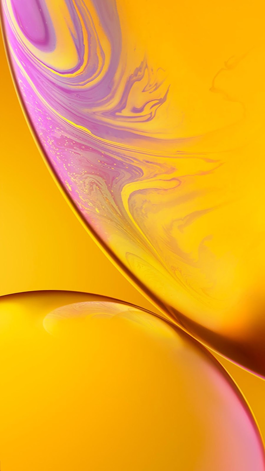  iPhone  XR wallpaper  yellow  MacTrast