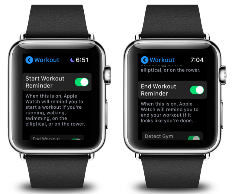 apple watch automatic workout