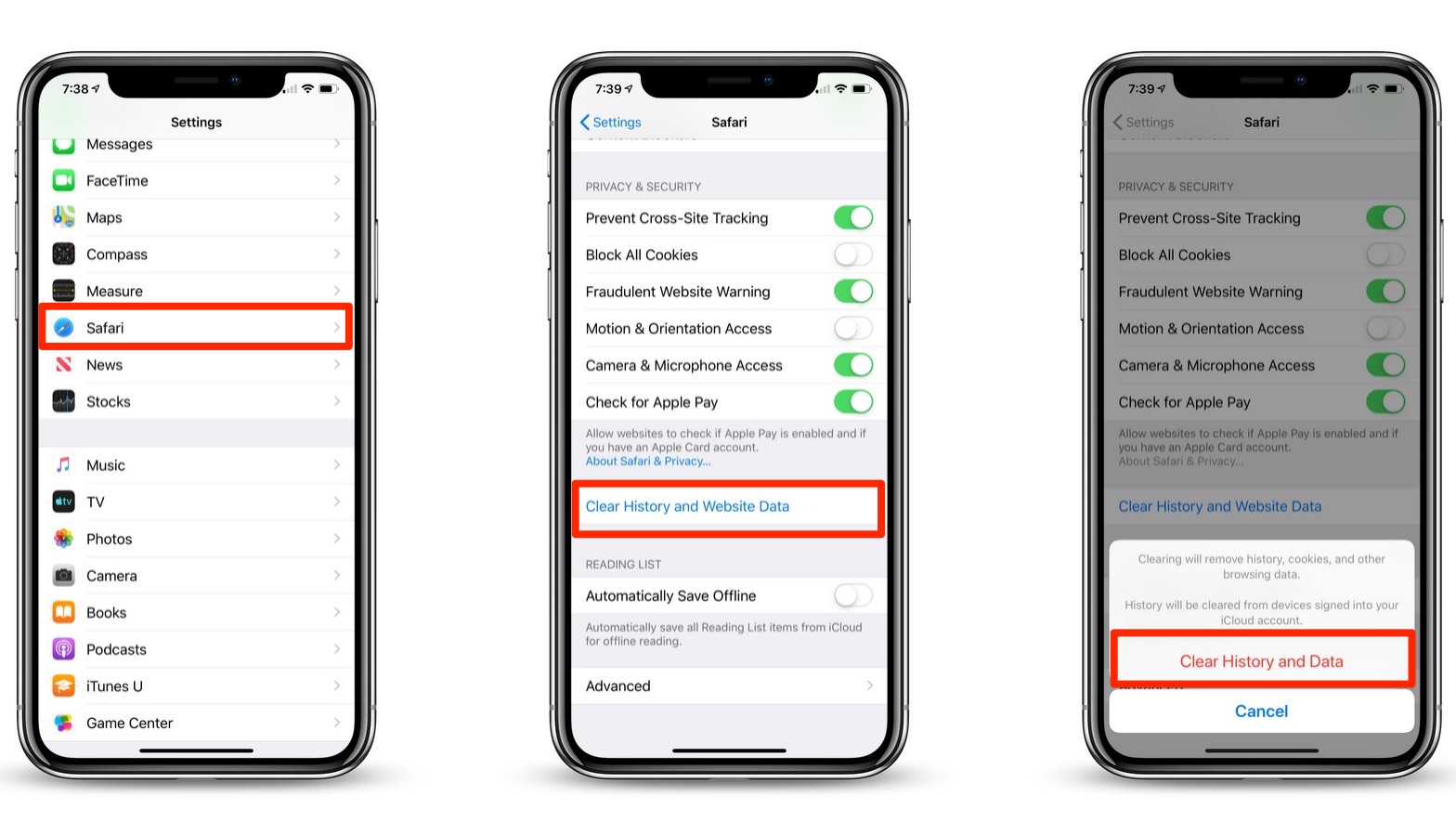 How To Delete Your Cache Safari Browser Cookies On Your Iphone And Ipad In Ios 12