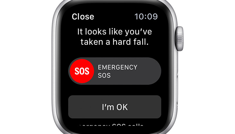 apple watch series 4 detect hard fall