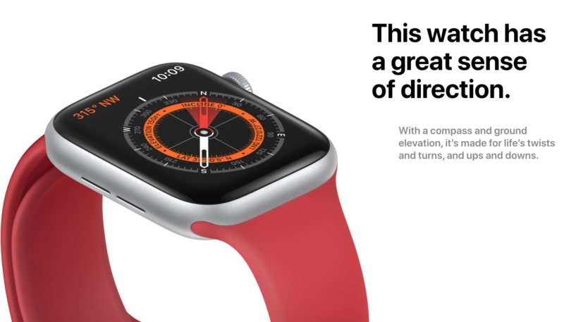 apple watch compass