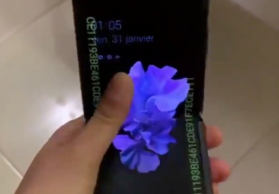 Check Out This Purported Hands-On With Samsung's Foldable Galaxy Z Flip
