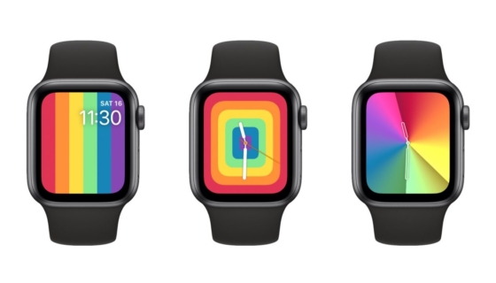 new apple watch rainbow faces